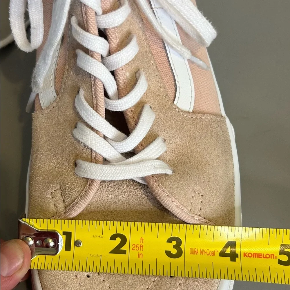 đâVansâ Dusty Rose High Tops w/ Platform Sole Size 11.5 Womenâs 10 Menâs - Picture 11 of 13